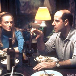 Heather Graham as "Annie" with Stanley Tucci as "Griffin" in SIDEWALKS OF NEW YORK. photo 14