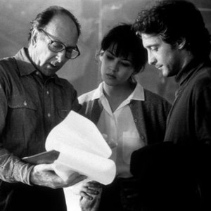 THE SLAP, (aka LA GIFLE), director Claude Pinoteau (left), Isabelle Adjani (center) on set, 1974