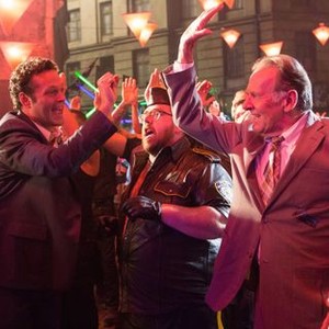 UNFINISHED BUSINESS, from left: Vince Vaughn, Nick Frost, Tom Wilkinson, 2015. ph: Nicole Rivelli/TM & copyright © 20th Century Fox Film Corp. All rights reserved