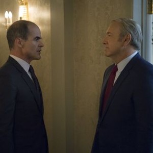 House of Cards, Michael Kelly (L), Kevin Spacey (R), 'Chapter 48', Season 4, Ep. #9, 03/04/2016, ©NETFLIX