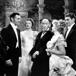 PARNELL, Berton Churchill, Clark Gable, Myrna Loy, Edna May Oliver, Billie Burke, Alan Marshal, 1937