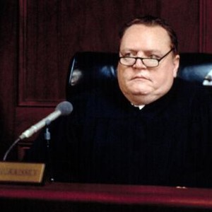 THE PEOPLE VS. LARRY FLYNT, Larry Flynt, playing a judge, in his biopic, 1996