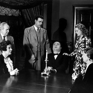 PILLOW OF DEATH, Rosalind Ivan, George Cleveland, Lon Chaney, J. Edward Bromberg, Brenda Joyce, Clara Blandick, 1945