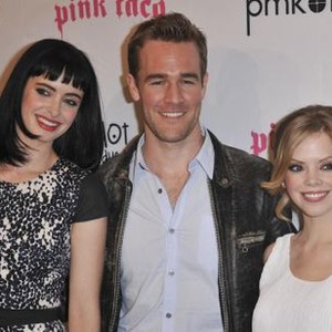 Krysetn Ritter, James Van Der Beek, Dreama Walker at arrivals for L!IFE HAPPENS Premiere, AMC Century City, Los Angeles, CA April 2, 2012. Photo By: Elizabeth Goodenough/Everett Collection