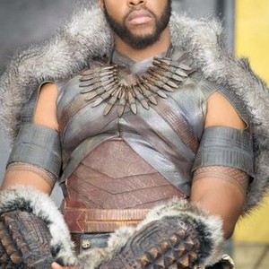 BLACK PANTHER, WINSTON DUKE, 2018. PH: MATT KENNEDY/© MARVEL/© WALT DISNEY STUDIOS MOTION PICTURES
