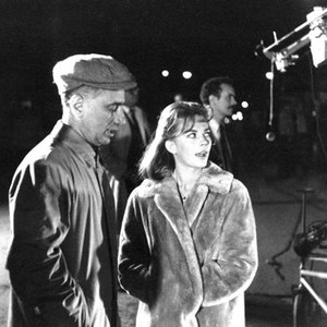 SPLENDOR IN THE GRASS, director Elia Kazan, Natalie Wood on the set, 1961