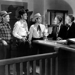 TRAIL RIDERS, Max Terhune, Davy Sharpe, John King, 1942