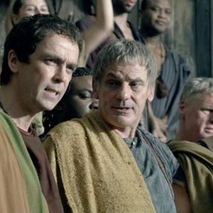 Spartacus, John Hannah (L), Jeffrey Thomas (R), 'Empty Hands', Season 2: Vengeance, Ep. #4, 02/17/2012, ©SYFY