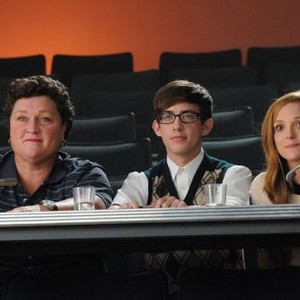 Glee, Dot-Marie Jones (L), Kevin McHale (C), Jayma Mays (R), 'Asian F', Season 3, Ep. #3, 10/04/2011, ©FOX