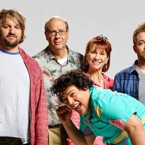 Lenny Jacobson, Stephen Tobolowsky, Jon Bass, Kathy Baker and Alex Anfanger (from left)