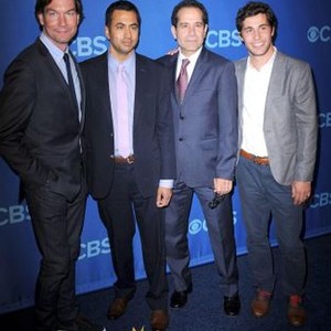 Jerry O''Connell, Kal Penn,Tony Shalhoub, Chris Smith at arrivals for CBS Network Upfronts Presentation 2012, Lincoln Center, New York, NY May 15, 2013. Photo By: Kristin Callahan/Everett Collection
