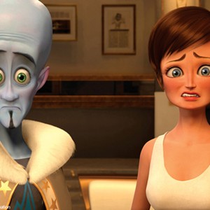 (L-R) Megamind and Roxanne Ritchi in "Megamind." photo 3