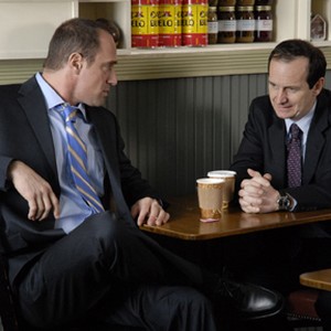 (L-R) Christopher Meloni as R/Subject 3 and Denis O'Hare as A/Subject 3  in "Brief Interviews With Hideous Men."