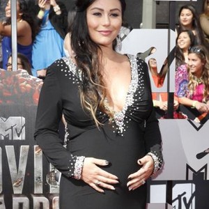 Jenni ''Jwoww'' Farley at arrivals for 2014 MTV Movie Awards - Arrivals 1, Nokia Theatre L.A. LIVE, Los Angeles, CA April 13, 2014. Photo By: Emiley Schweich/Everett Collection