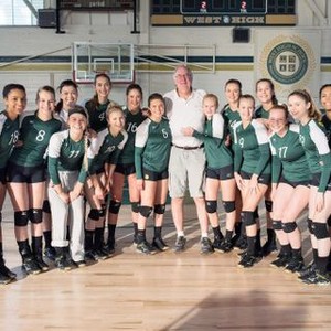 THE MIRACLE SEASON, NESTA COOPER (LEFT), TIERA SKOVBYE (8), NATALIE SHARP (11), ERNIE FOUND (CENTER), DANIKA YAROSH (RIGHT OF CENTER), LILLIAN DOUCET-ROCHE (14), EMMA BARLOW (17), ERIN MORIARTY (19), 2018. PH: CATE CAMERON/© LD ENTERTAINMENT