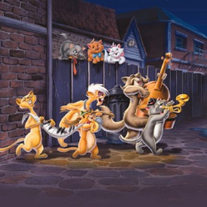 A scene from Walt Disney's THE ARISTOCATS.