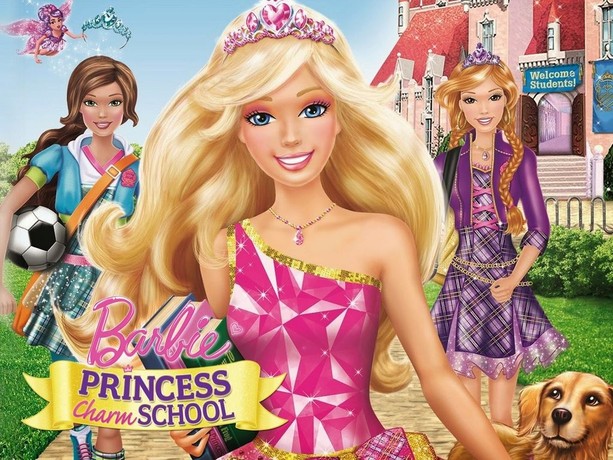 Barbie princes school shop