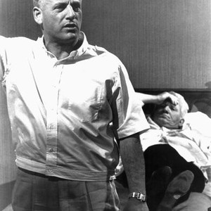 INHERIT THE WIND, director Stanley Kramer, Spencer Tracy on set, 1961