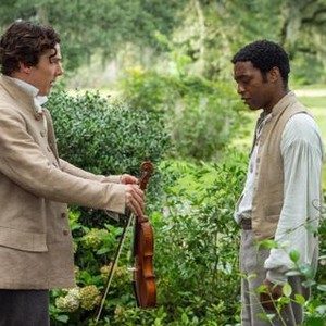 12 YEARS A SLAVE, from left: Benedict Cumberbatch, Chiwetel Ejiofor, 2013. ph: Jaap Buitendijk/TM and copyright ©Fox Searchlight Pictures. All rights reserved.