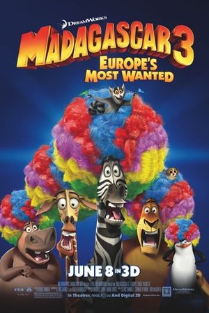 Madagascar 3: Europe's Most Wanted poster