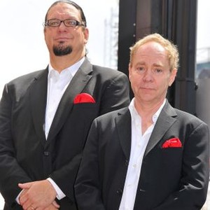 Penn & Teller at the press conference for Star on the Hollywood Walk of Fame for Penn & Teller, Hollywood Boulevard, Los Angeles, CA April 5, 2013. Photo By: Michael Germana/Everett Collection