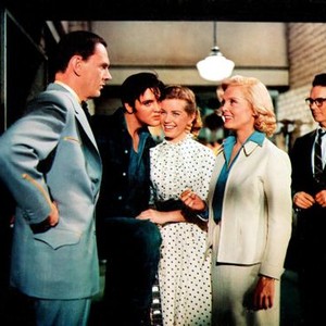 LOVING YOU, Wendell Corey, Elvis Presley, Dolores Hart, Lizabeth Scott, 1957