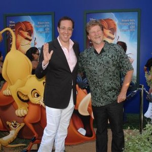 Bob Minkoff, Roger Allers at arrivals for THE LION KING 3D Premiere, El Capitan Theatre, Los Angeles, CA August 27, 2011. Photo By: Michael Germana/Everett Collection