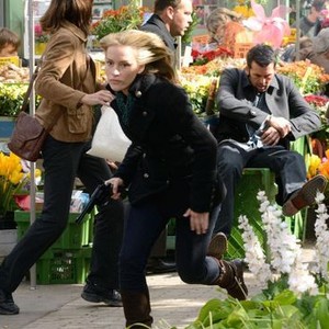 Covert Affairs, Piper Perabo (L), Oded Fehr (R), 'Lady Stardust', Season 3, Ep. #16, 11/20/2012, ©USA