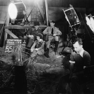 JOURNEY'S END, top from left: producer George Pearson, director James Whale, on set, 1930 journeysend1930-fsct01(journeysend1930-fsct01)