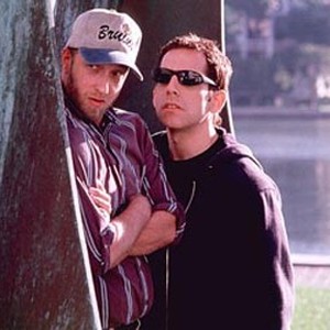 Ted (Ben Stiller, right) and best friend Dom (Chris Elliott) prepare to get in even more trouble.