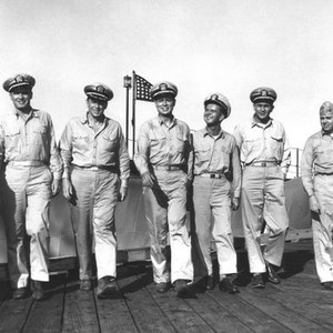 HELLCATS OF THE NAVY, William Leslie, Ronald Reagan, Arthur Franz, James Dobson, Michael Garth, technical advisor Commander Boone Taylor, 1957