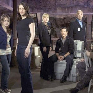 Lucy Kate Hale, Michelle Ryan, Molly Price, Will Yun Lee, Miguel Ferrer and Mark Sheppard (from left)
