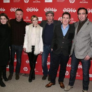 Melissa Parmenter, Michael Winterbottom, Rosie Fellner, Steve Coogan, Rob Brydon, Stefano Negrithe at arrivals for THE TRIP TO ITALY Premiere at Sundance Film Festival 2014, The Eccles Theatre, Park City, UT January 20, 2014. Photo By: James Atoa/Everett C