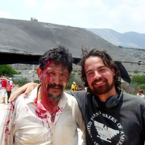 SLEEP DEALER, from left: Jose Concepcion Macias, director Alex Rivera, on set, 2008. ©Maya Entertainment