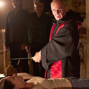 THE EXORCISM OF MOLLY HARTLEY, from left: Sarah Lind, Peter MacNeill, 2015. ph: Allen Fraser/TM and ©20th Century Fox Home Entertainment. All rights reserved.