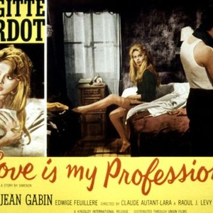 LOVE IS MY PROFESSION, (aka EN CAS DE MALHEUR), Brigitte Bardot, Franco Interlenghi, 1958