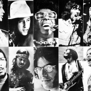 WOODSTOCK, (top row): Joan Baez, Arlo Guthrie, Sly Stone, Graham Nash, Jimi Hendrix, (bottom): Richie Havens, Country Joe, John Sebastian, Dave Brown (of Santana), Joe Cocker, 1970