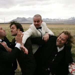 COUNTRY WEDDING, (aka SVEITABRUOKAUP), Bjorn Hlynur Haraldsson (second from right), Olafur Darri Olafsson (right), 2008. ©Sambio