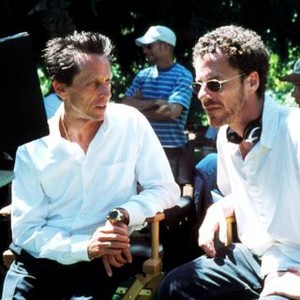 INTOLERABLE CRUELTY, Producer Brian Grazer, Director Ethan Coen, on set, 2003, (c) Universal