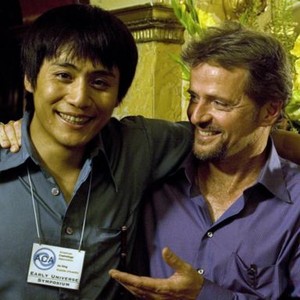 DARK MATTER, Ye Liu,  Aidan Quinn, on set, 2007. ©First Independent Pictures