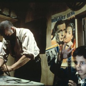 CINEMA PARADISO, Philippe Noiret, Salvatore Cascio, 1989
