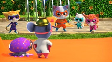 The SuperKitties Find Out Who Stole Kittydale's Fireworks in This Exclusive  Clip 