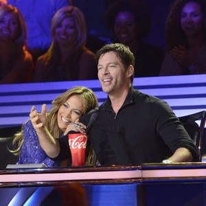 American Idol, Jennifer Lopez (L), Harry Connick Jr. (R), '15 Girls Perform', Season 13, Ep. #11, 02/18/2014, ©FOX