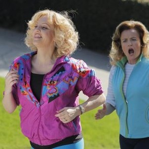 The Goldbergs, Wendi McLendon-Covey (L), Jennifer Irwin (R), 'The Age of Darkness', Season 1, Ep. #21, 04/29/2014, ©ABC