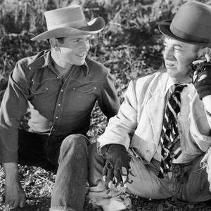 THUNDER IN THE DESERT, from left: Bob Steele, Don Barclay, 1938