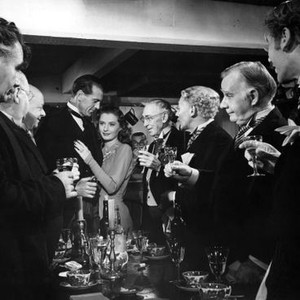 BALL OF FIRE, Oscar Homolka, S.Z. Sakall, Aubrey Mather, Gary Cooper, Barbara Stanwyck, Tully Marshall, Richard Haydn, Henry Travers, Leonid Kinskey, 1941