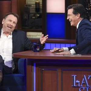 The Late Show With Stephen Colbert, Colin Quinn (L), Stephen Colbert (R), 09/08/2015, ©CBS
