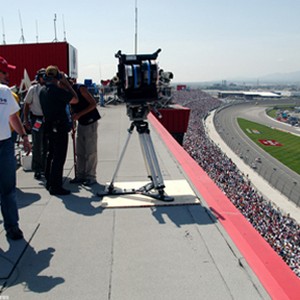 The IMAX®3D camera, one of only 3 in the world, is positioned at the top of the stands in order to provide an overall perspective of what itÕs like to be at a race with more than 100,000 NASCAR fans. photo 12