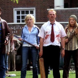 SHAUN OF THE DEAD, Dylan Moran, Kate Ashfield, Simon Pegg, Lucy Davis, 2004, (c) Rogue Pictures