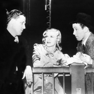 VIVACIOUS LADY, director George Stevens, Ginger Rogers, James Stewart, on set, 1938